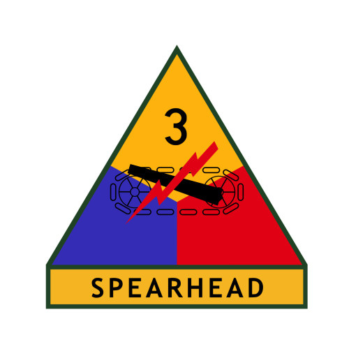 3rd Armored Division Spearhead, US Army Patch