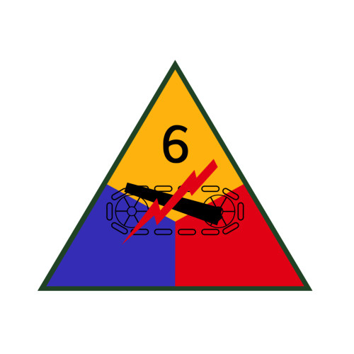6th Armored Division, US Army Patch