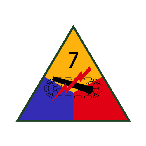 7th Armored Division, US Army Patch