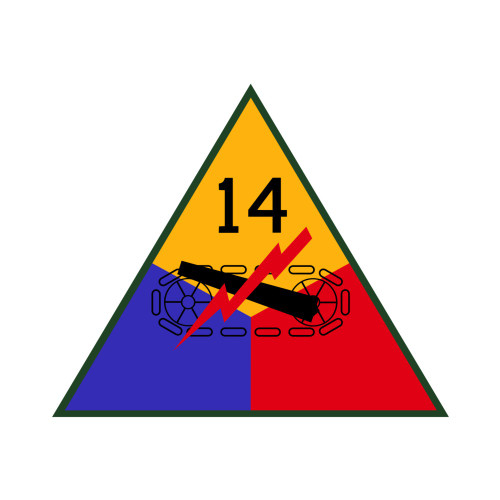 14th Armored Division, US Army Patch