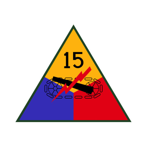 15th Armored Division (Phantom Unit), US Army Patch