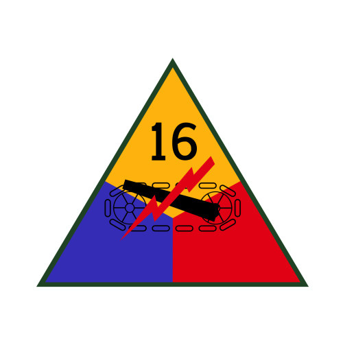 16th Armored Division, US Army Patch