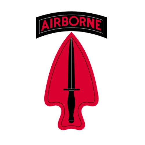 Special Operations Command Airborne (Combat Service Identification Badge), US Army Patch