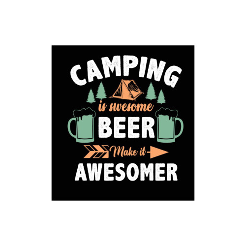 Camping with Beer Patch