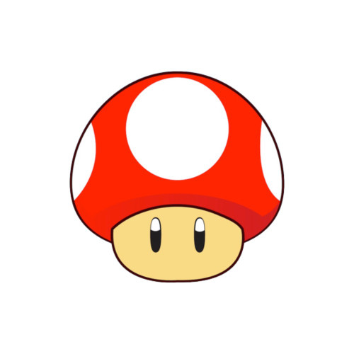 Super Mario Red Mushroom Head Patch
