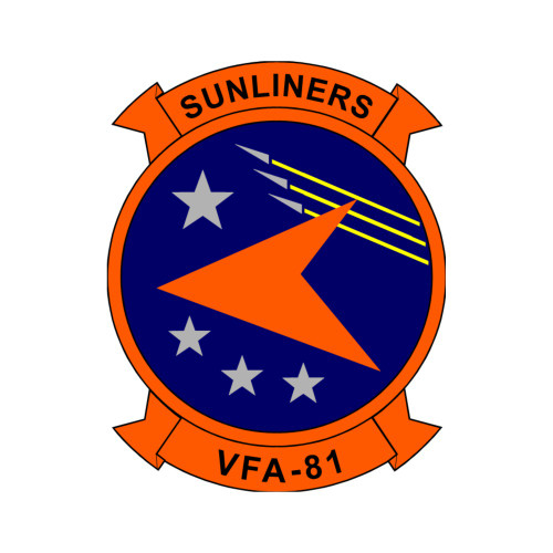 VFA-81 "Sunliners" US Navy Strike Fighter Squadron Patch