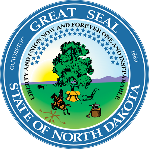 North Dakota State Seal Patch