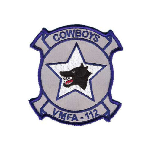 USMC Marine Fighter Attack Squadron (VMFA) 112 Cowboys Patch