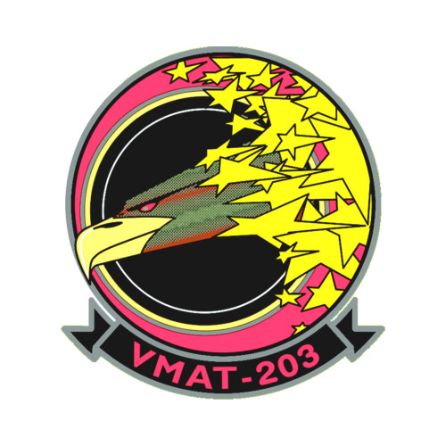 Marine Attack Training Squadron (VMAT)-203 USMC Hawks Patch