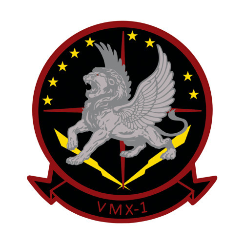 Marine Operational Test and Evaluation Squadron USMC (VMX)-1 Flying Lions Patch