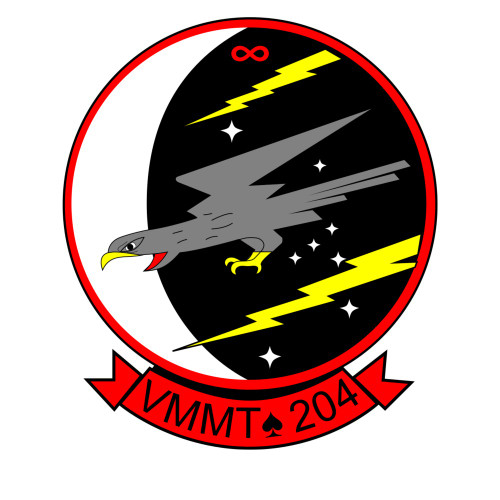 Marine Medium Tilt-Rotor USMC Training Squadron (VMMT)-204 Raptors Patch