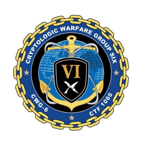 Cryptologic Warfare Group 6, US Navy Patch