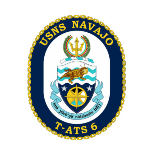 USNS Navajo T-ATS-6 US Navy Towing, Salvage and Rescue Ship Patch