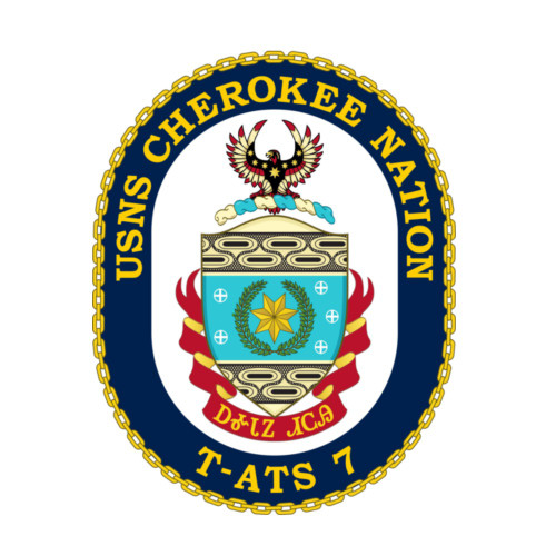 USNS Cherokee Nation T-ATS-7 US Navy Towing, Salvage and Rescue Vessel Patch