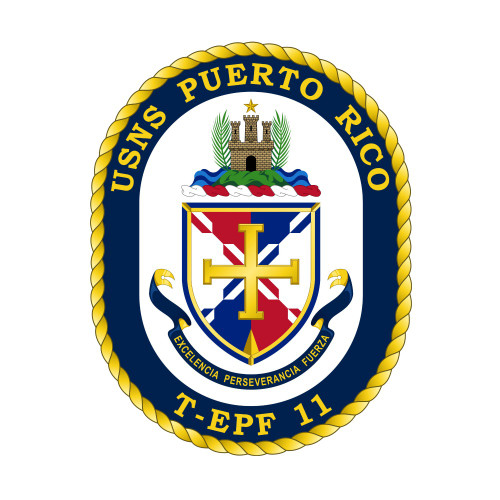 USNS Puerto Rico (T-EPF 11) Patch
