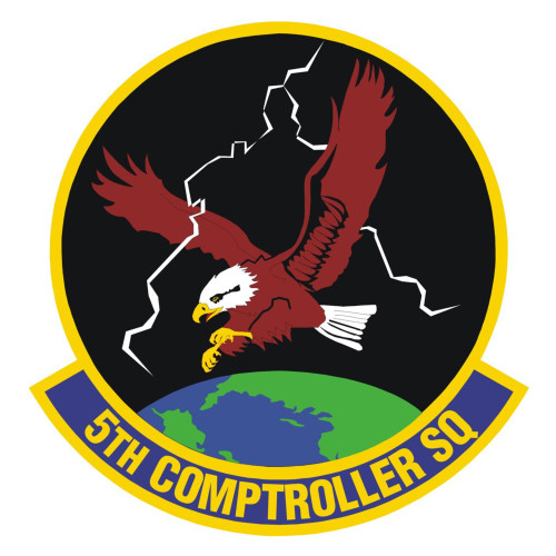 5th Comptroller Squadron Patch
