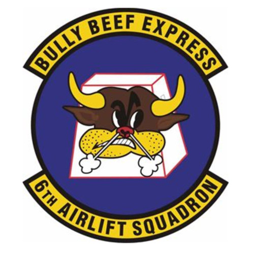 6th Airlift Squadron Patch