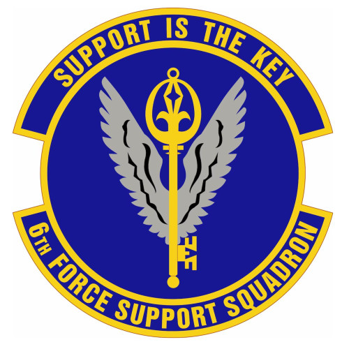 6th Force Support Squadron Patch
