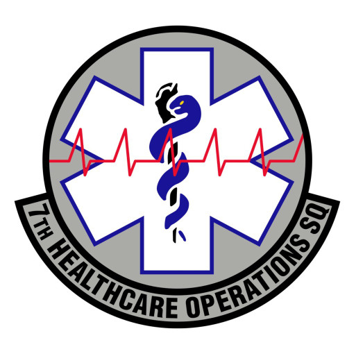 7th Healthcare Operations Squadron Patch