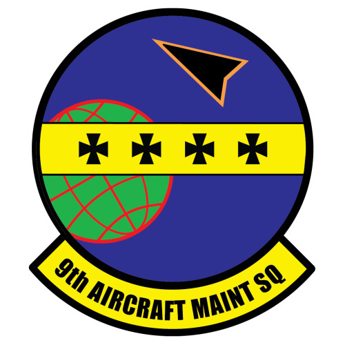 9th Aircraft Maintenance Squadron Patch