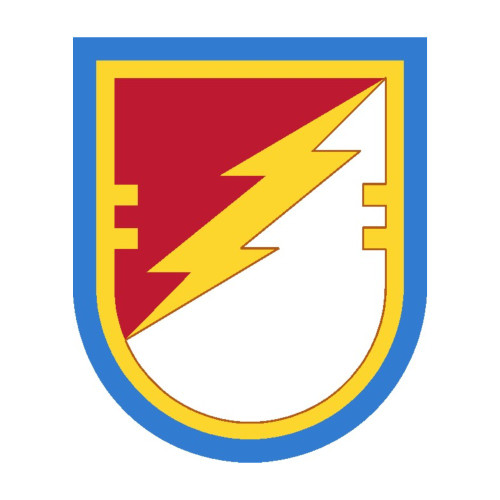 C Troop, 1 Squadron, 38 Cavalry Regiment (Beret Flash and Background Trimming), US Army Patch