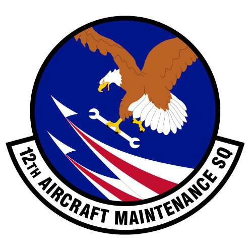 12th Aircraft Maintenance Squadron Patch