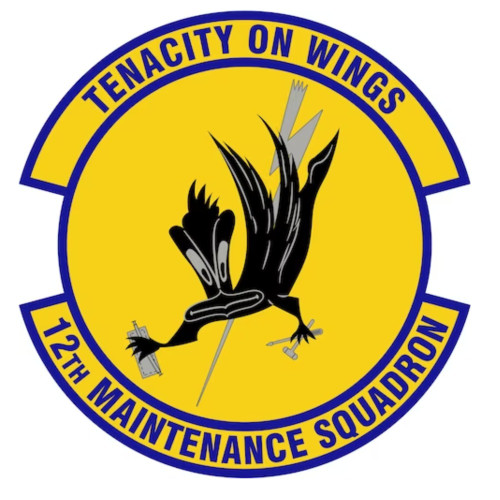 12th Maintenance Squadron Patch