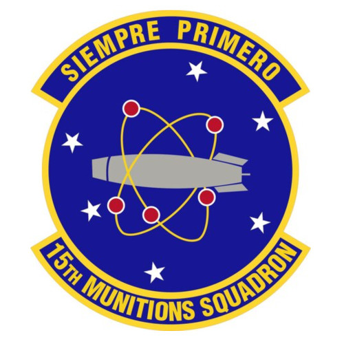 15th Munitions Squadron Patch