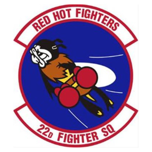 22nd Fighter Squadron Patch