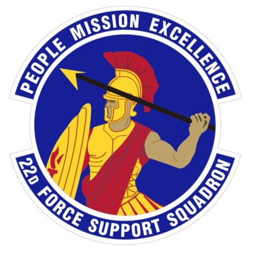 22nd Force Support Squadron Patch