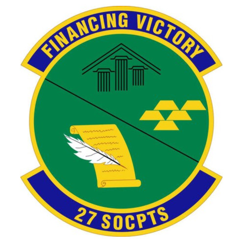 27th Special Operations Comptroller Squadron Patch