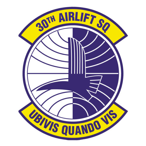 30th Airlift Squadron Patch