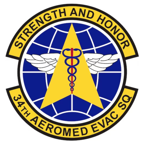 34th Aeromedical Evacuation Squadron Patch