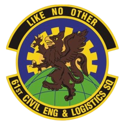 61st Civil Engineer and Logistics Squadron Patch