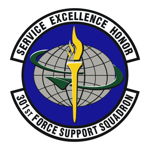 301st Force Support Squadron Patch