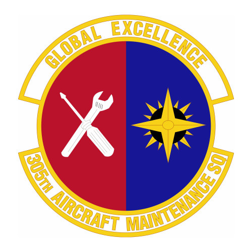 305th Aircraft Maintenance Squadron Patch