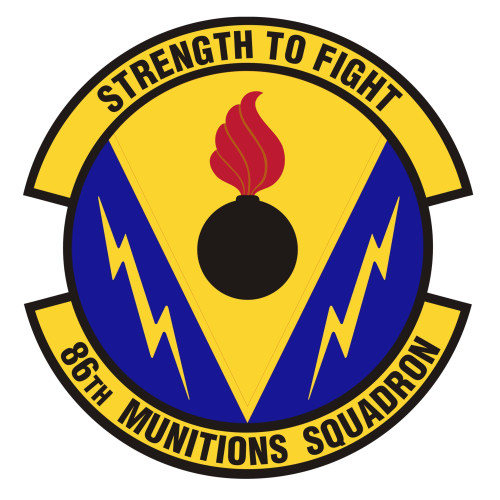 86th Munitions Squadron Patch