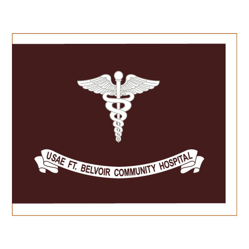 Named and Numbered Hospitals, Convalescent Centers and Named Medical Centers (Distinguishing Flags and Organizational Colors), US Army Patch