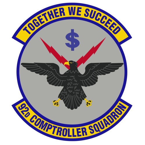 92nd Comptroller Squadron Patch