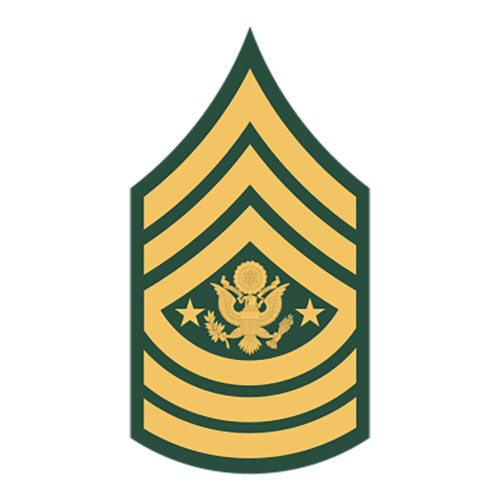 Sgt Major of the Army E-9 (SMA) U.S. Army Enlisted (Grade Insignia) Patch