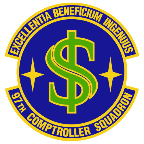 97th Comptroller Squadron Patch