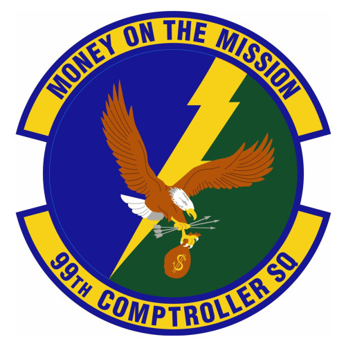 99th Comptroller Squadron Patch