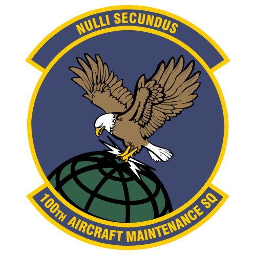 100th Aircraft Maintenance Squadron Patch