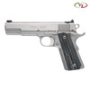 VZ Grips' Bawidamann Walküre Black Gray G-10 grips on a stainless Colt® Delta Elite 1911.