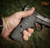VZ's Palm Swell Pro Slim Grips for the Browning Hi-Power in Black Gray G10