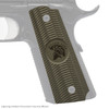 VZ Grip's Alien® full-size G-10 1911 grip with Molon Labe engraving