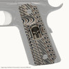 VZ Grips' VZ Operator II™ full-size G-10 1911 grip with Punisher skull engraving
