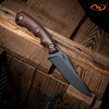 Persian Fighter Knife with Cerekote® finish and Smooth Burlap Micarta scales