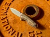  VZ Drop Point - Stainless / Smooth Hyena Brown G10 Scales
