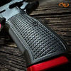 Dan Wesson DWX Competition Grips - VZ FRAG Palm Swell, Black, Close-up